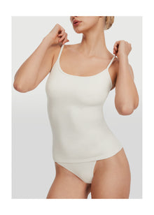 Thin Strap Tank Top | White