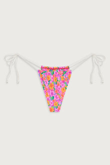 Tia floral skimpy bikini bottom daisy pond