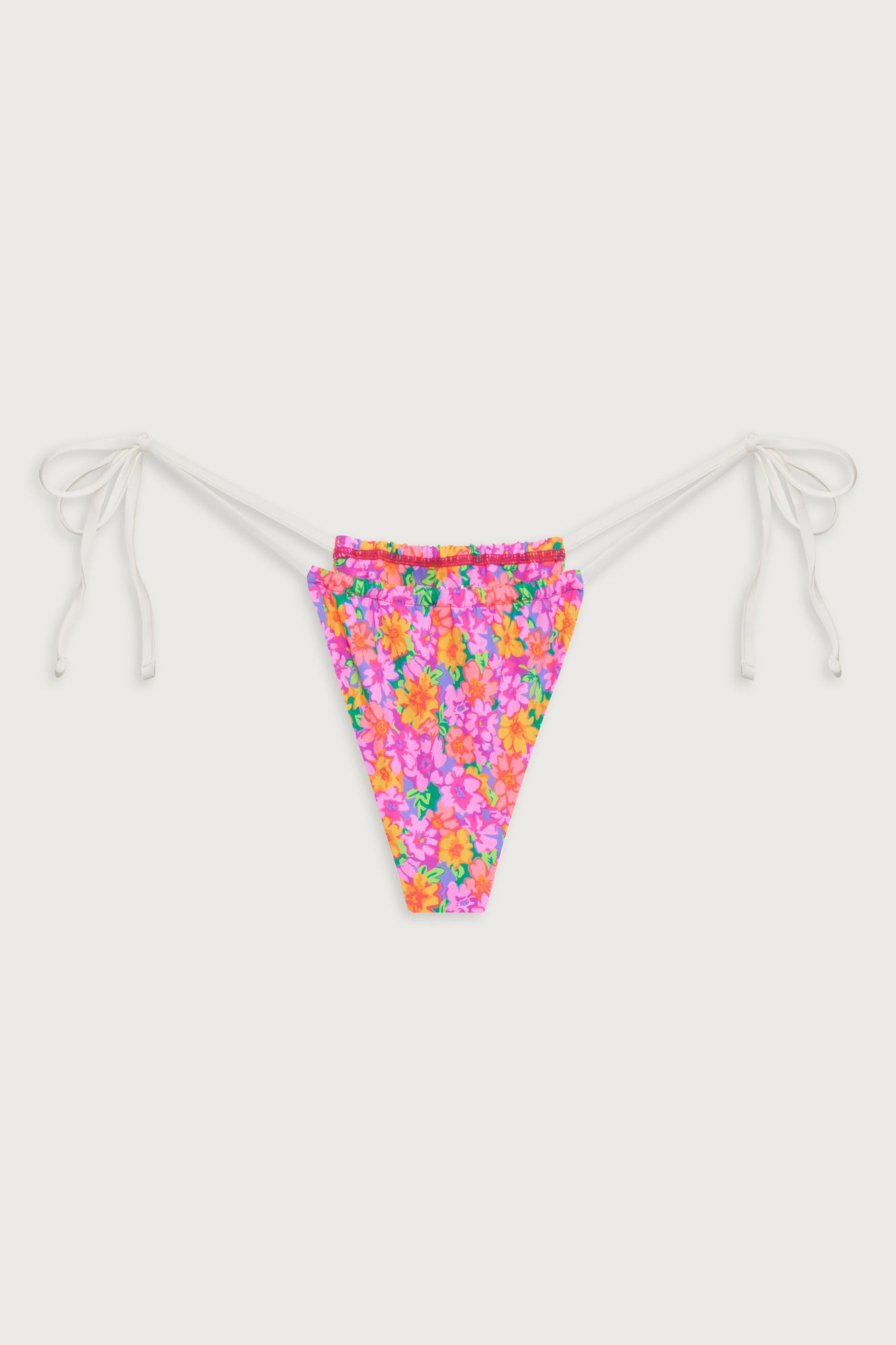 Tia floral skimpy bikini bottom daisy pond
