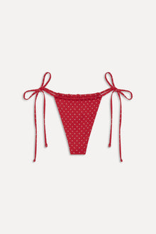 BELLA HADID Tia Skimpy Bikini Bottom Lovebug