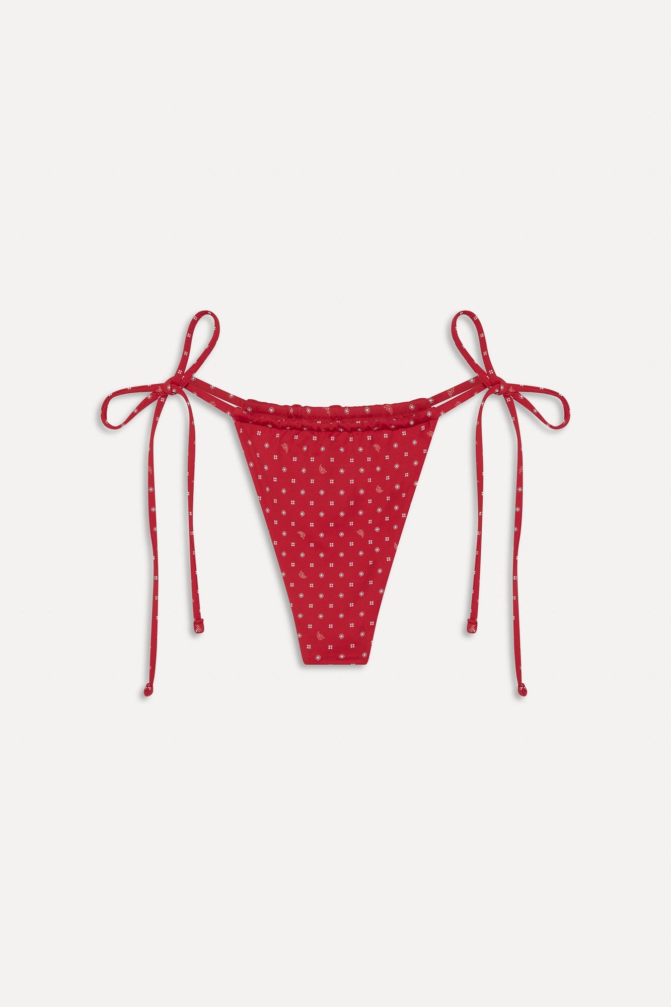 BELLA HADID Tia Skimpy Bikini Bottom Lovebug