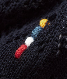 Tiernan Classic Fit Button-Down Textured Knit Shirt | Night Iris