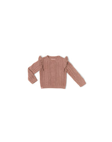 Toddler | Cozychic Lite Cable Pullover | Terra