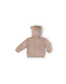 Toddler | Faux Fur Bear Bomber | Antique Taupe