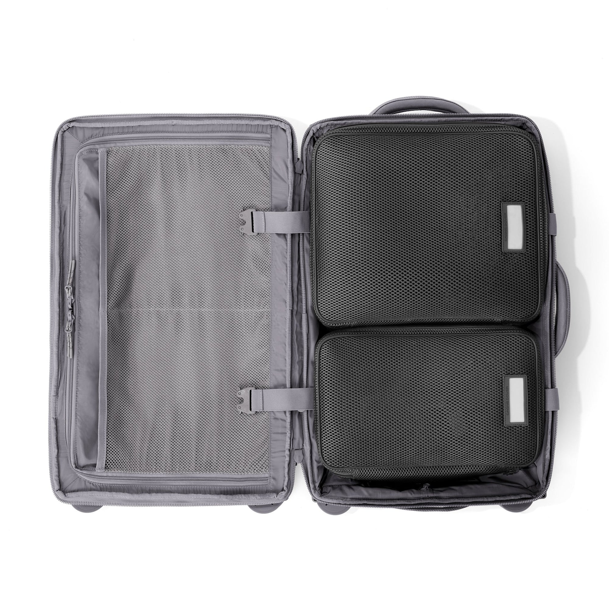 Seattle Carry-On Luggage | Ash | Recycled 900D Poly | Larger - 23.5"