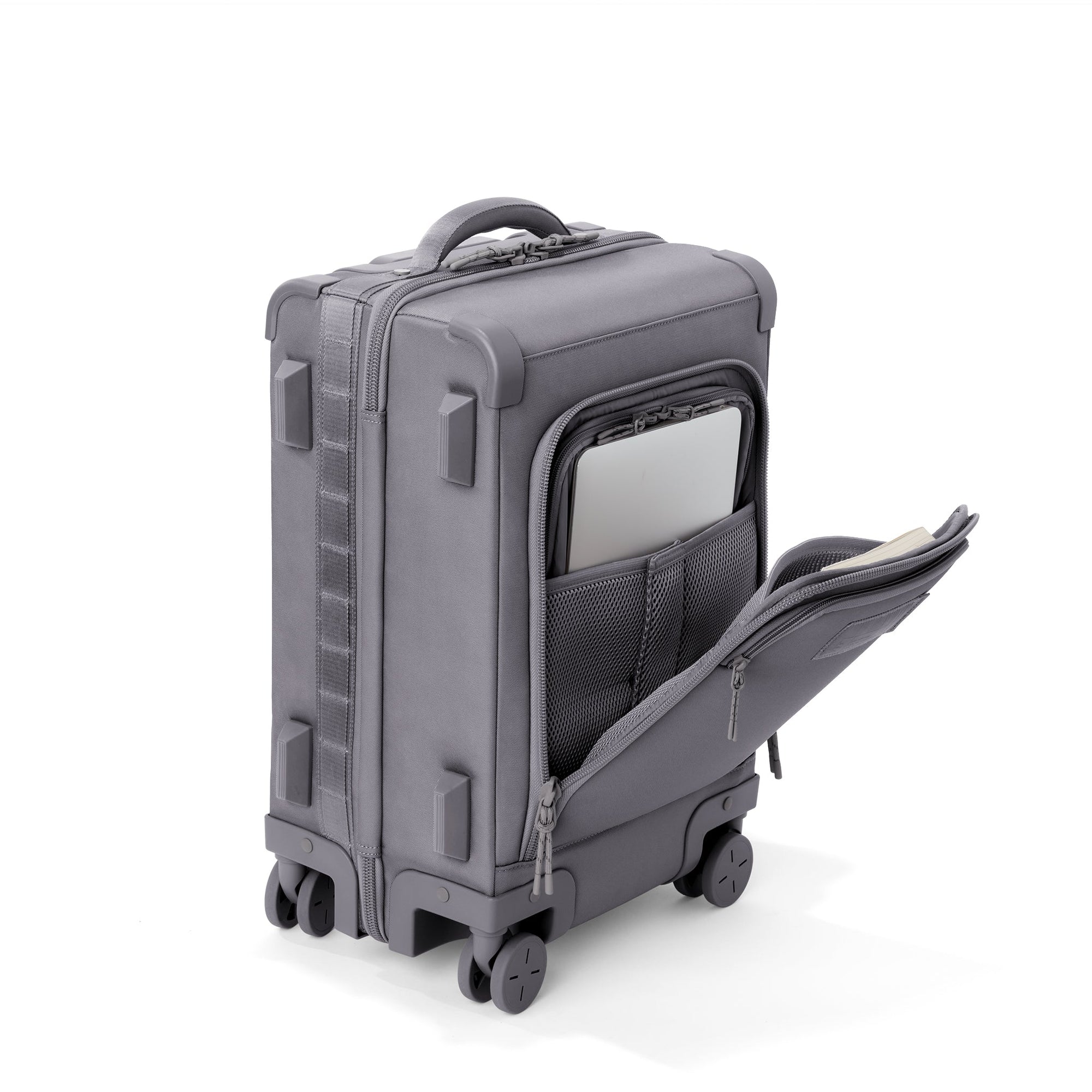 Seattle Carry-On Luggage | Ash | Recycled 900D Poly | Smaller - 20.5"