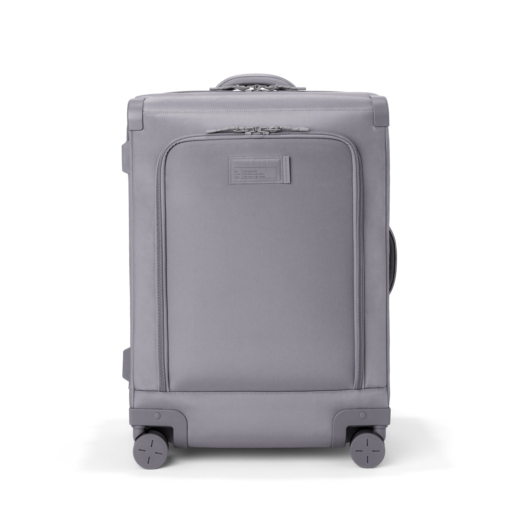 Sydney Checked Luggage | Ash | Recycled 900D Poly | Smaller - 25"