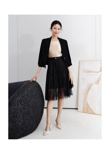 Triacetate Blazer | Black