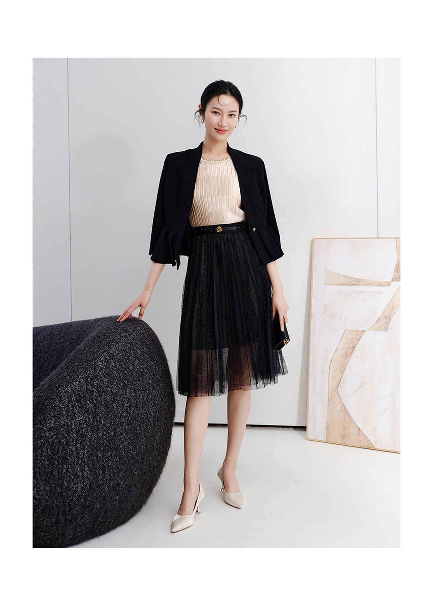 Triacetate Blazer | Black