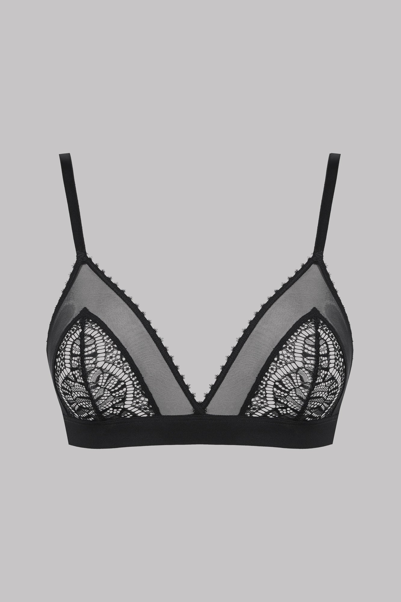 Triangle Bra - Accroche Coeur | Black