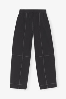 Trousers in Elasticated Curve | Black