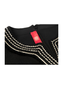 Two-In-One Midi Dress | Black