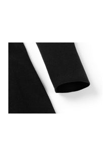 Two-In-One Midi Dress | Black