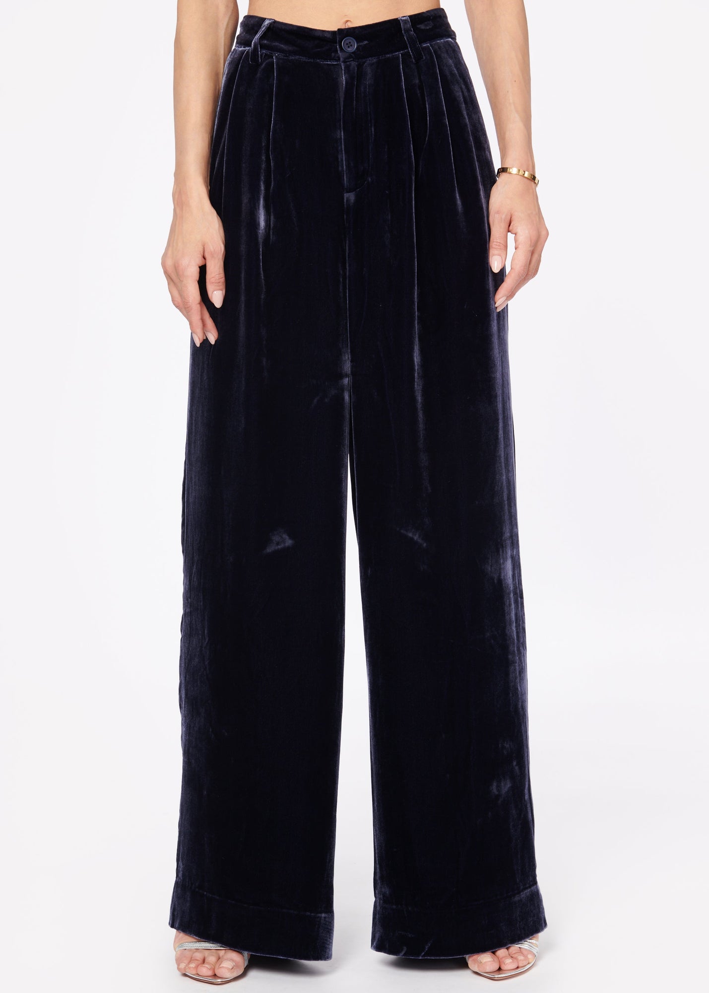 Rylie Velvet Pant | Navy