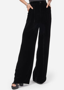 Rylie Velvet Pant | Black