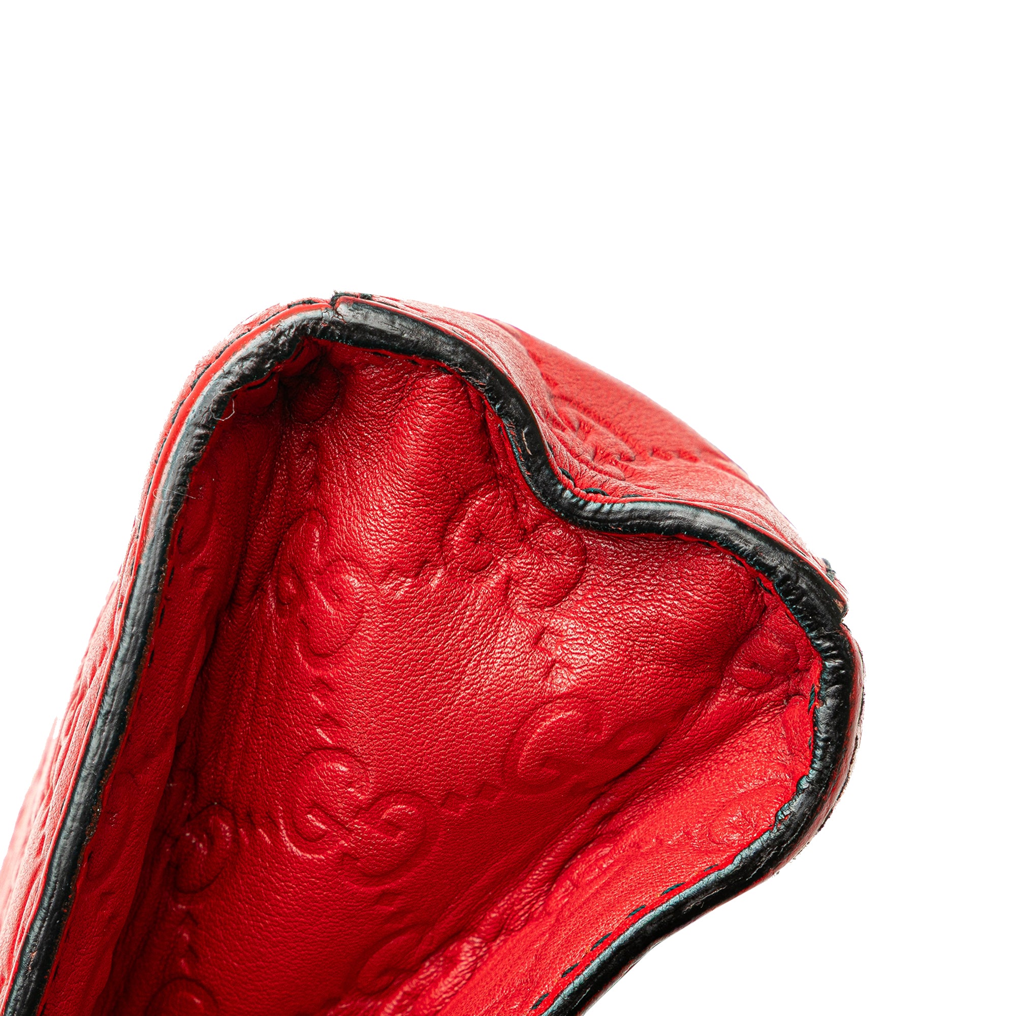 Gucci | Pre-Owned Medium Guccissima Emily Shoulder Bag | Red