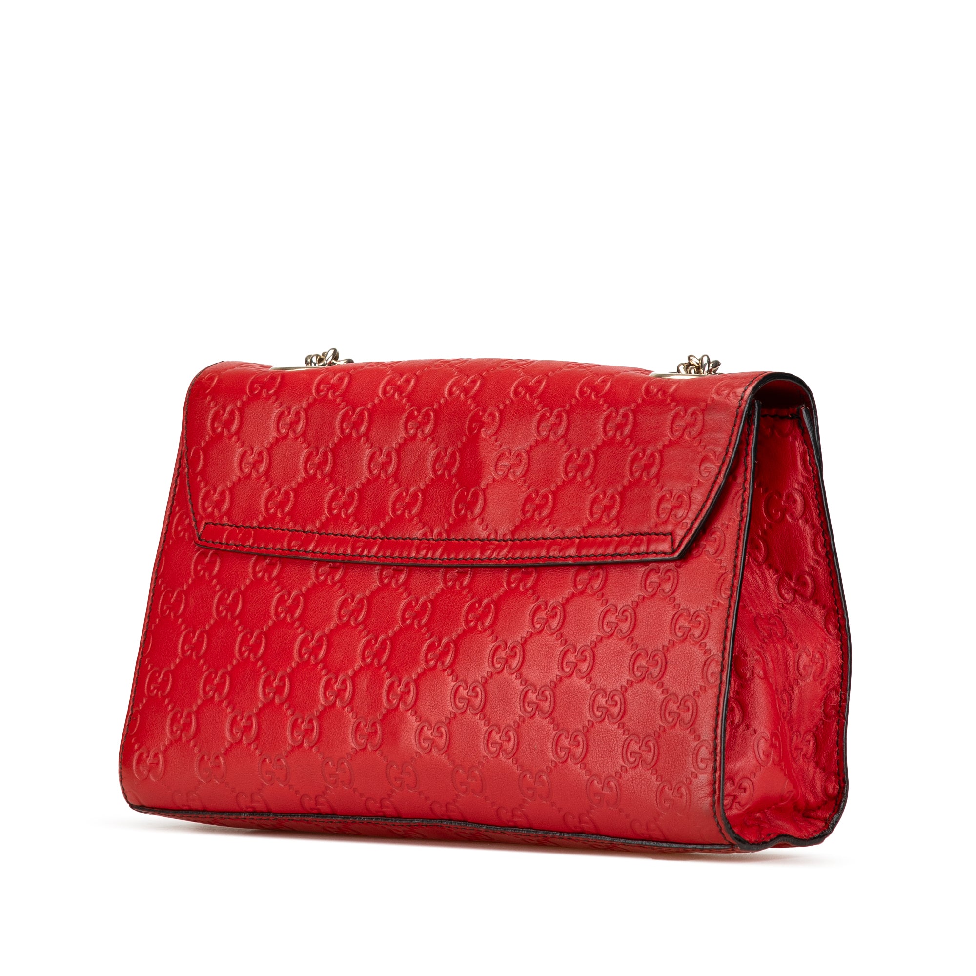 Gucci | Pre-Owned Medium Guccissima Emily Shoulder Bag | Red