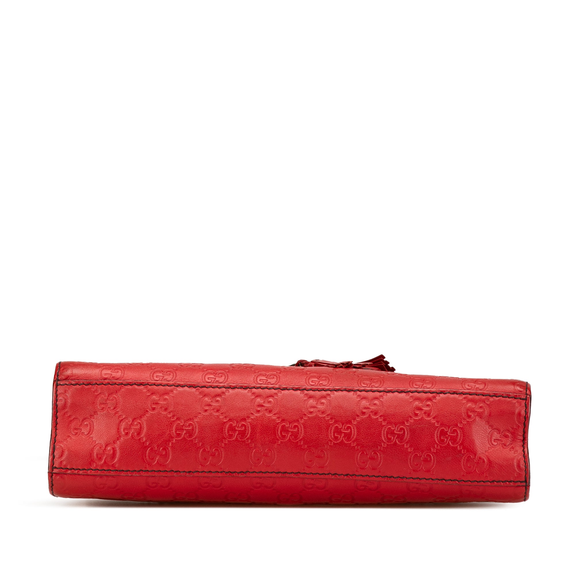 Gucci | Pre-Owned Medium Guccissima Emily Shoulder Bag | Red