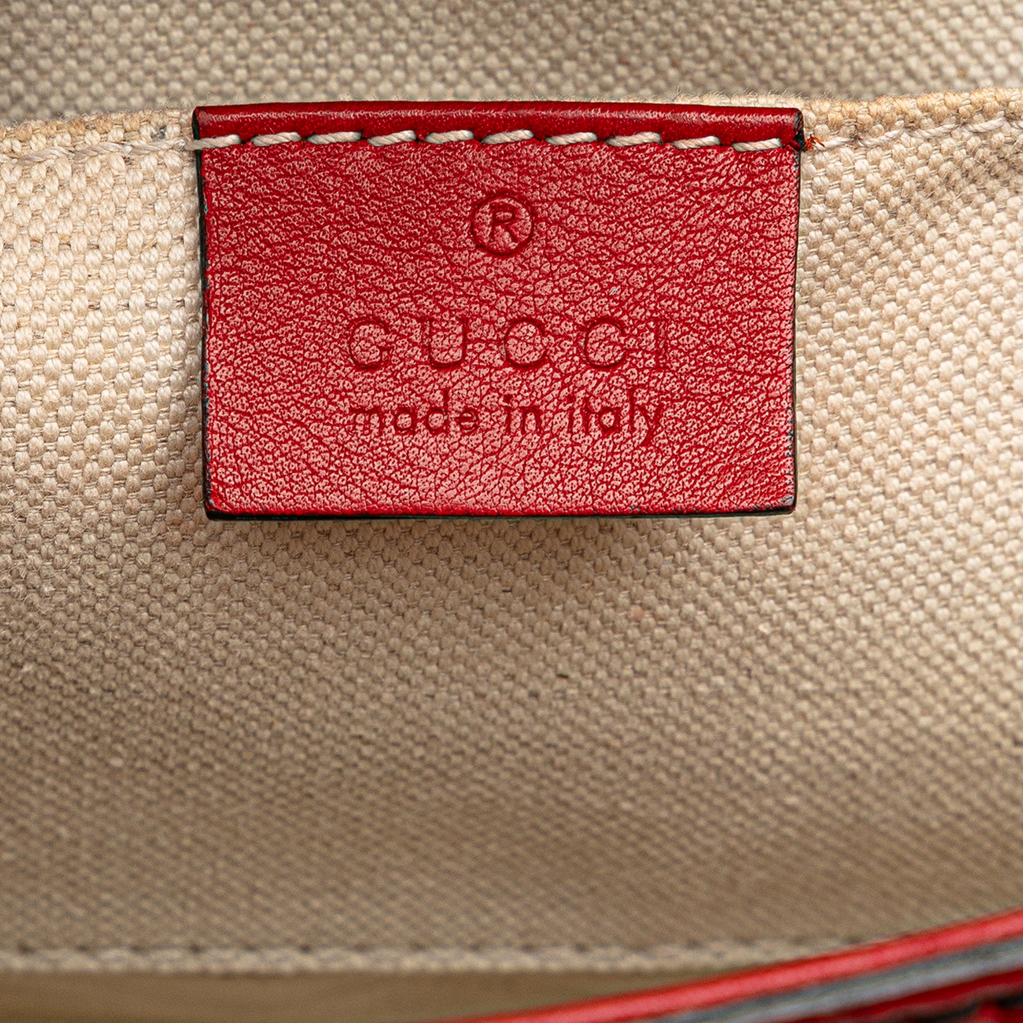 Gucci | Pre-Owned Medium Guccissima Emily Shoulder Bag | Red