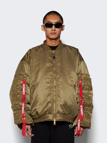 Men | VETEMENTS | Cargo Bomber Jacket | Green