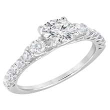 1.75 CT Round Natural Diamond | Fashion Ring | 14K White Gold | H Color | I-I1 Clarity