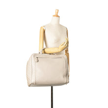 Bottega Veneta | Pre-Owned Nappa Intrecciato Handbag | Brown/Light Beige