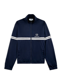 Men | Arturo Mesh Track Jacket | Maritime Blue/ Quiet Gray