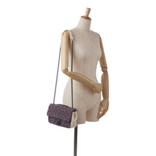 Chanel | Pre-Owned Small Airlines Tweed Flap | Blue