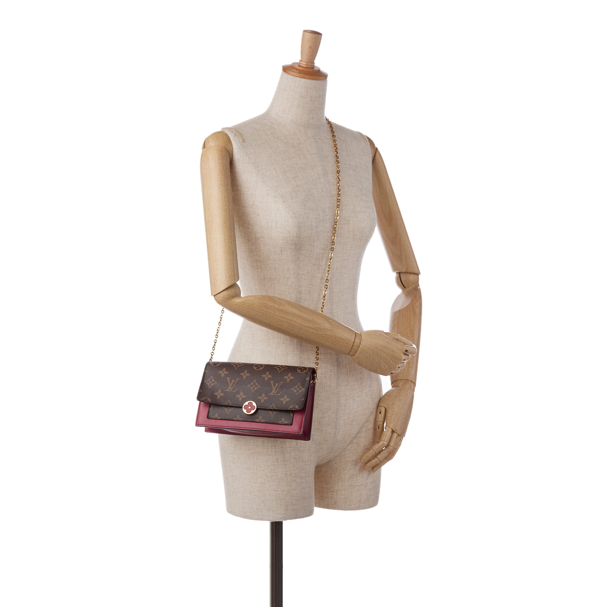 Louis Vuitton | Pre-Owned Monogram Flore Wallet On Chain | Brown