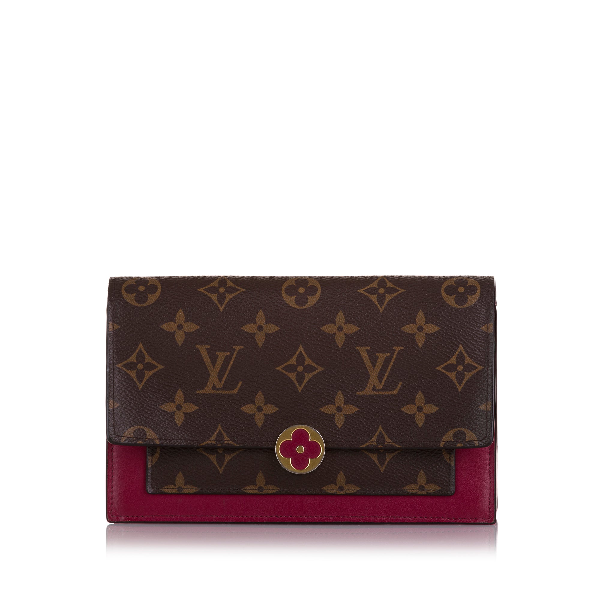 Louis Vuitton | Pre-Owned Monogram Flore Wallet On Chain | Brown