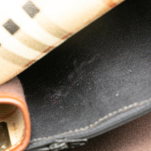 Burberry | Pre-Owned Haymarket Check Coated Canvas Crossbody | Brown/Beige