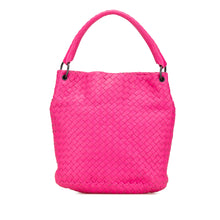 Bottega Veneta | Pre-Owned Nappa Intrecciato Bucket Bag - I | Pink/Hot Pink