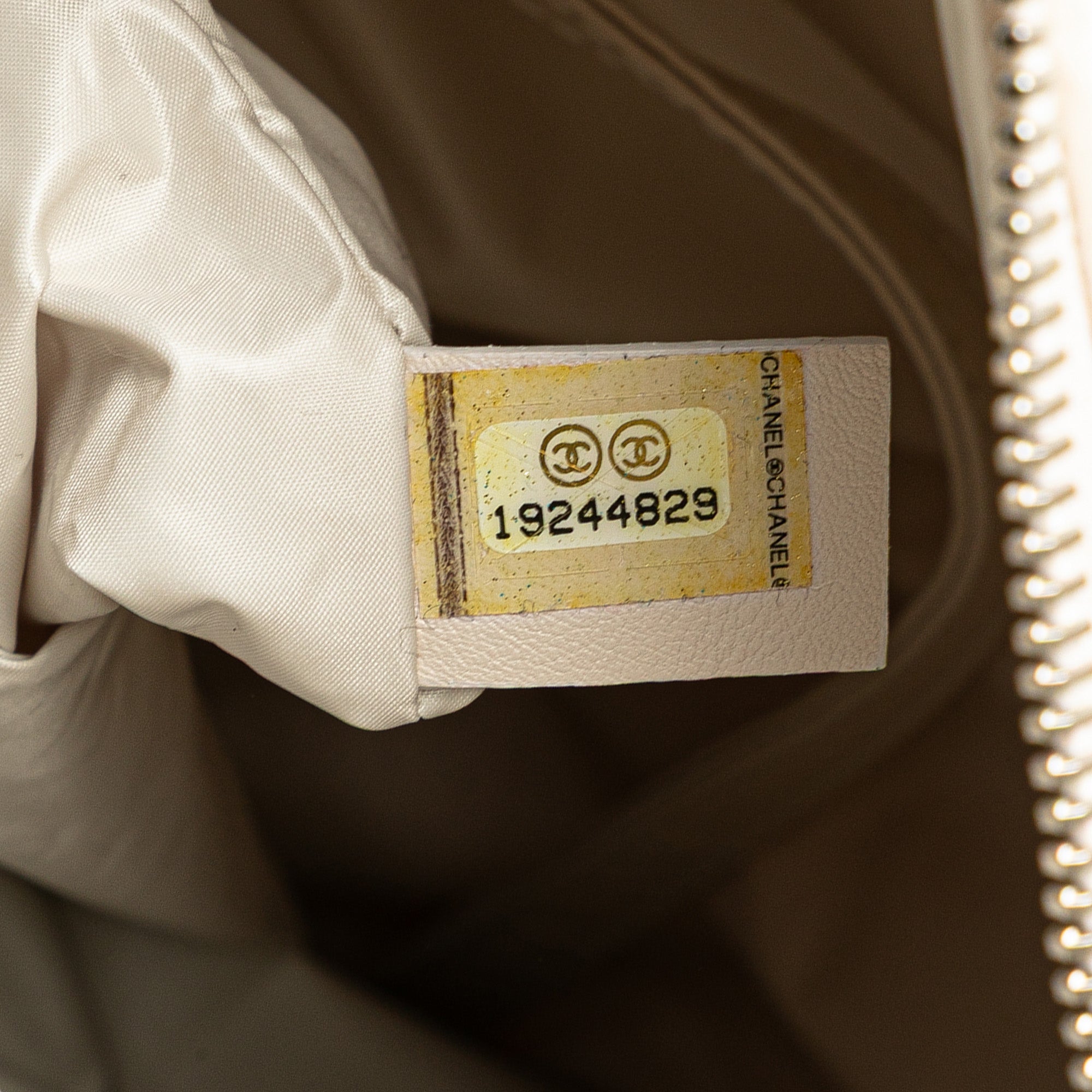 Chanel | Pre-Owned Nylon Tweed Printed Coco Cocoon Tote | Multi