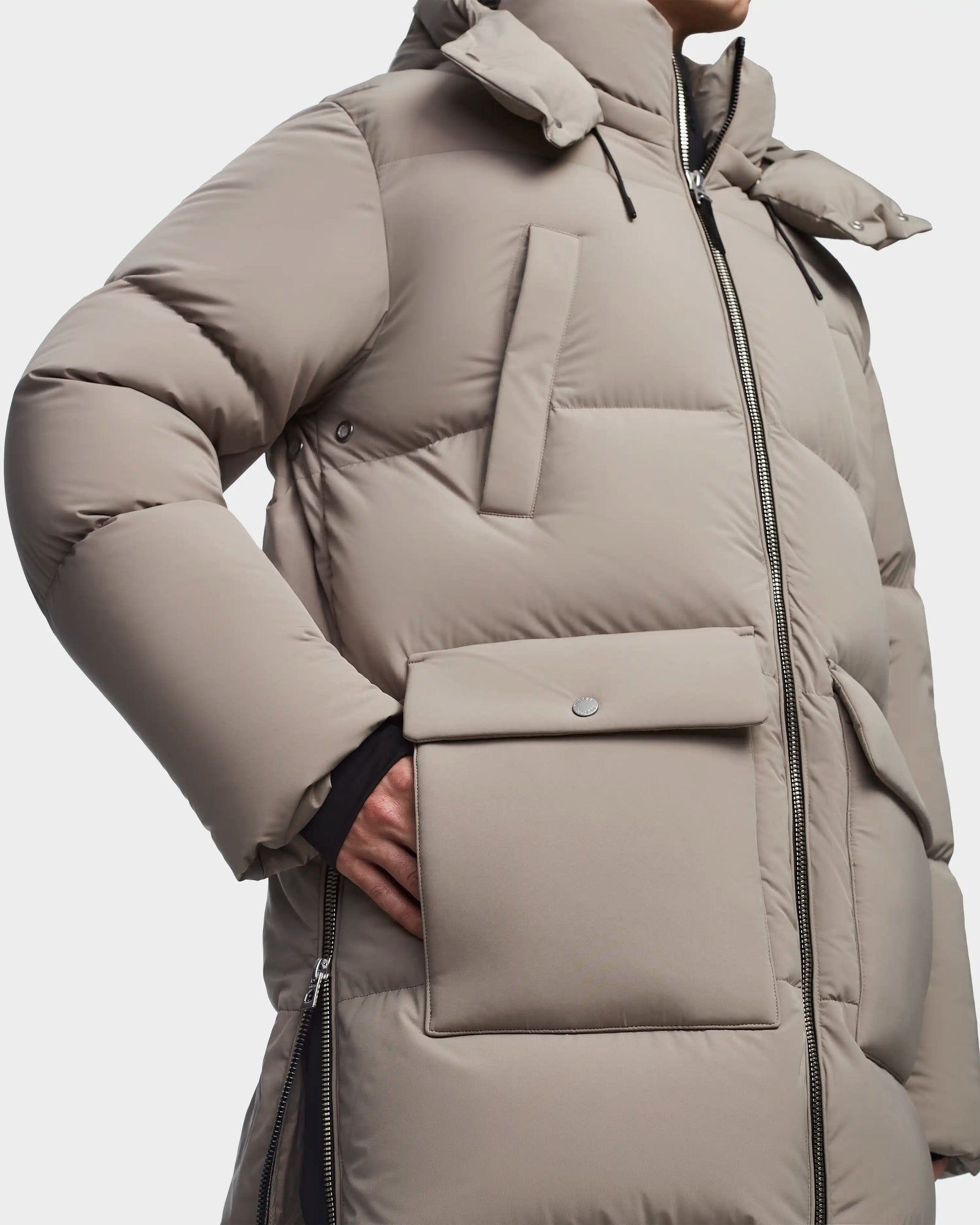 Unisex | ENZO Down Puffer | Cement