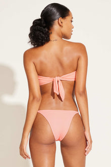 Astrid Bandeau | Pink Coral EcoRib