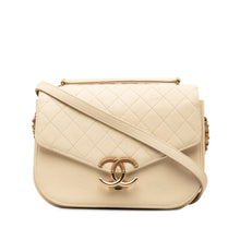 Chanel | Pre-Owned Medium Caviar Paris Cuba Thread Around Flap | Brown/Light Beige