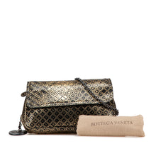 Bottega Veneta | Pre-Owned Intrecciomirage Butterfly Charm Chain Flap | Gold