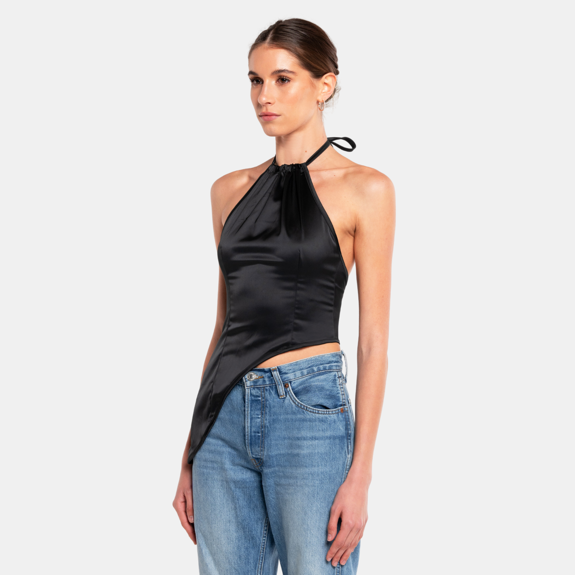 OW Collection VENUS Glossy Top Top 002 - Black Caviar