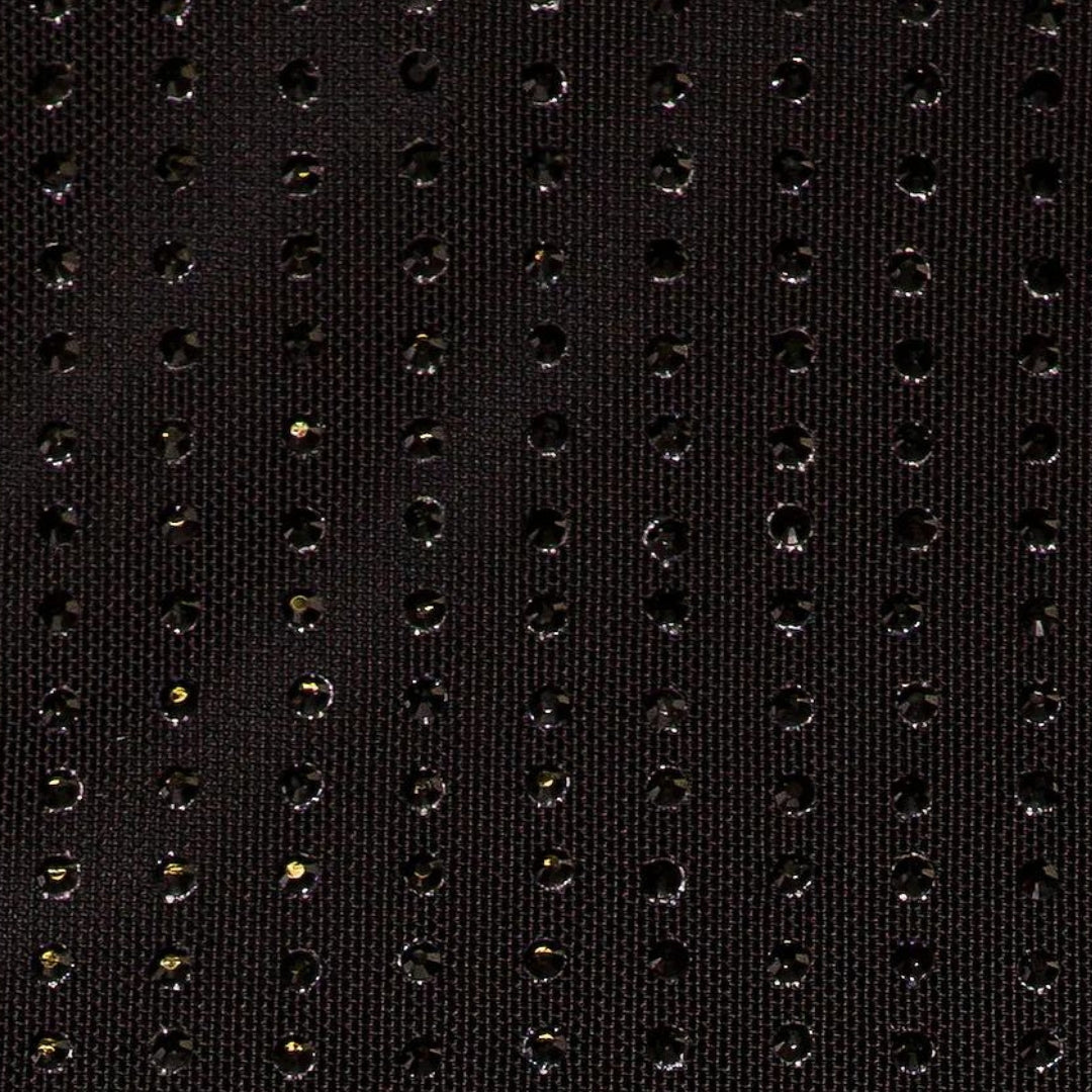 OW Collection VERDA Rhinestone Top Top 002 - Black Caviar