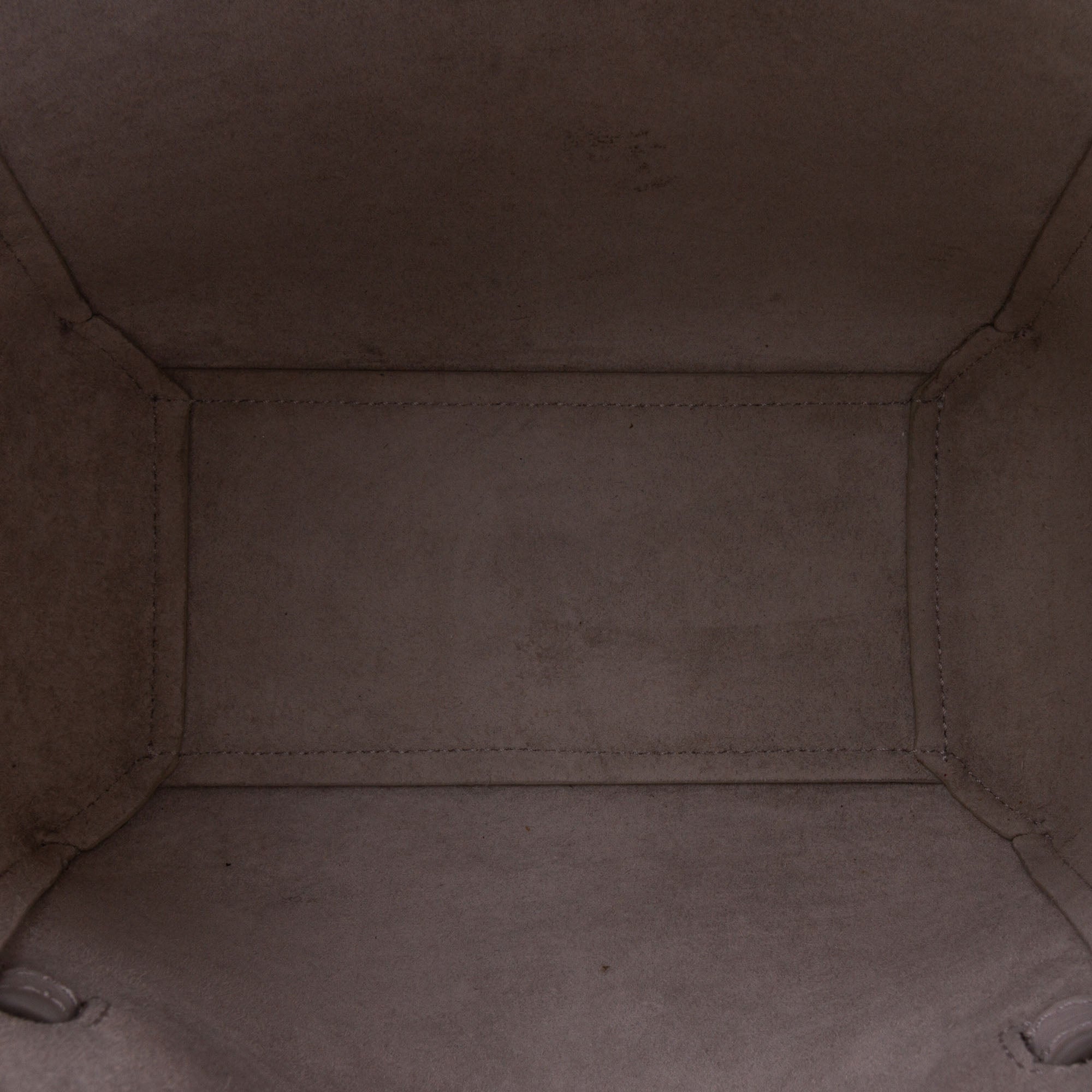 Celine | Pre-Owned Nano Grained Calfskin Belt Bag | Gray/Light Gray