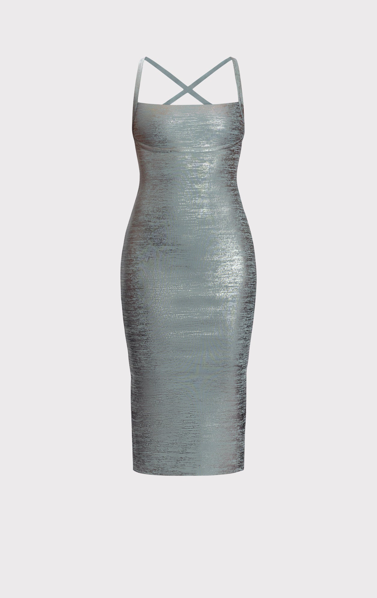 The Zoey Dress | Smoke Foil