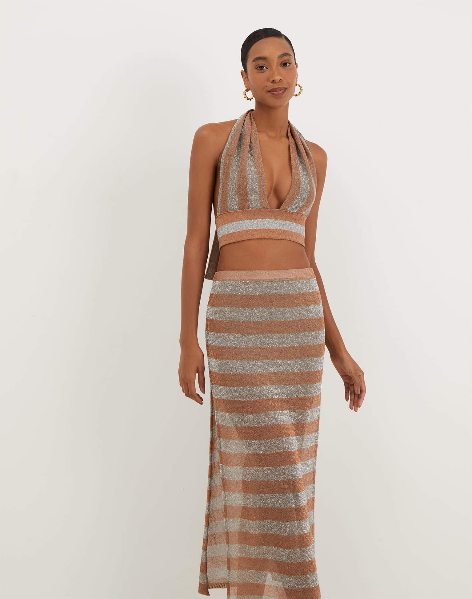 Knit Luna Long Skirt - Eclair XS