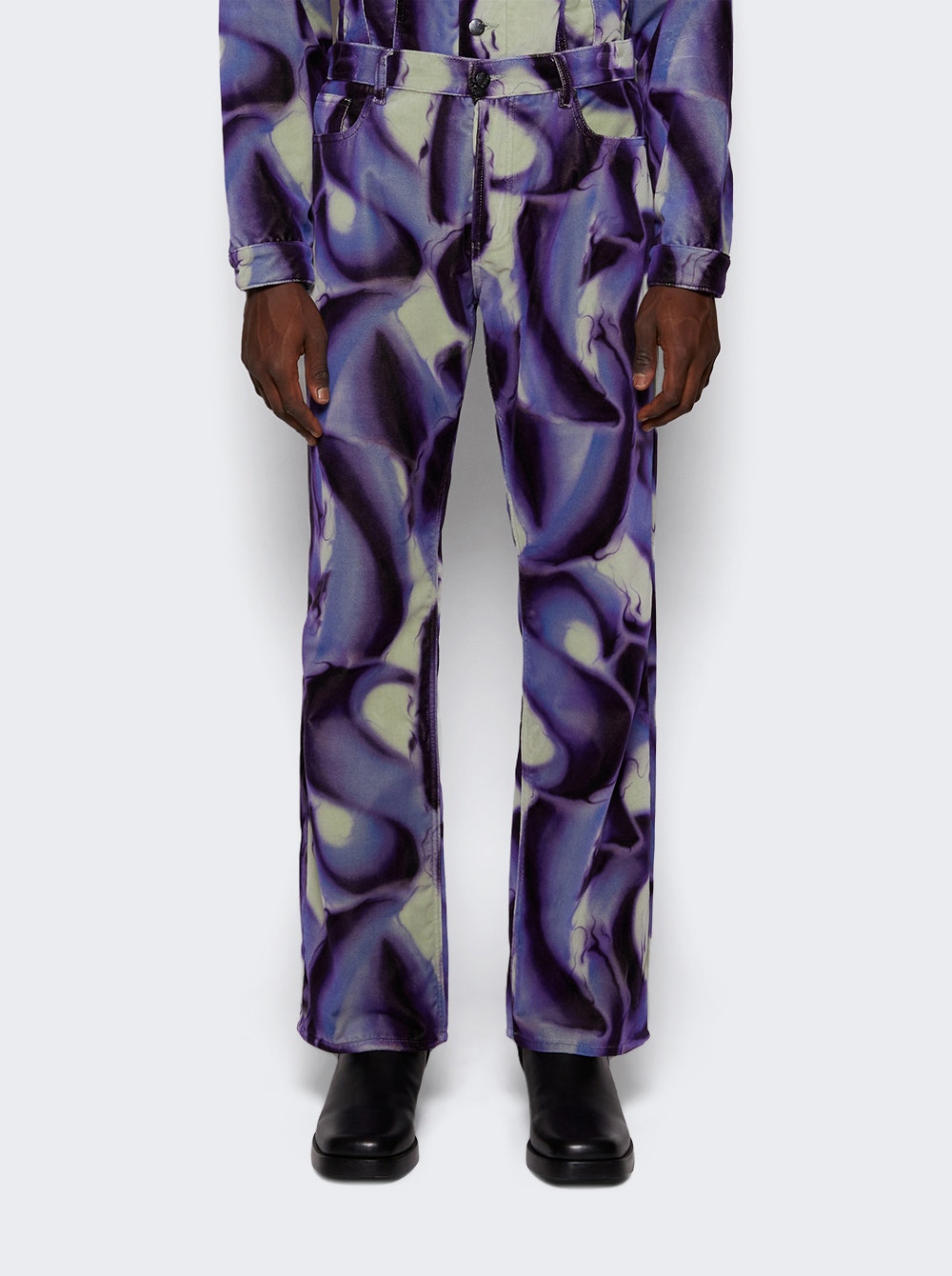 Men | Casella Meyer | Denim Pants | Purple