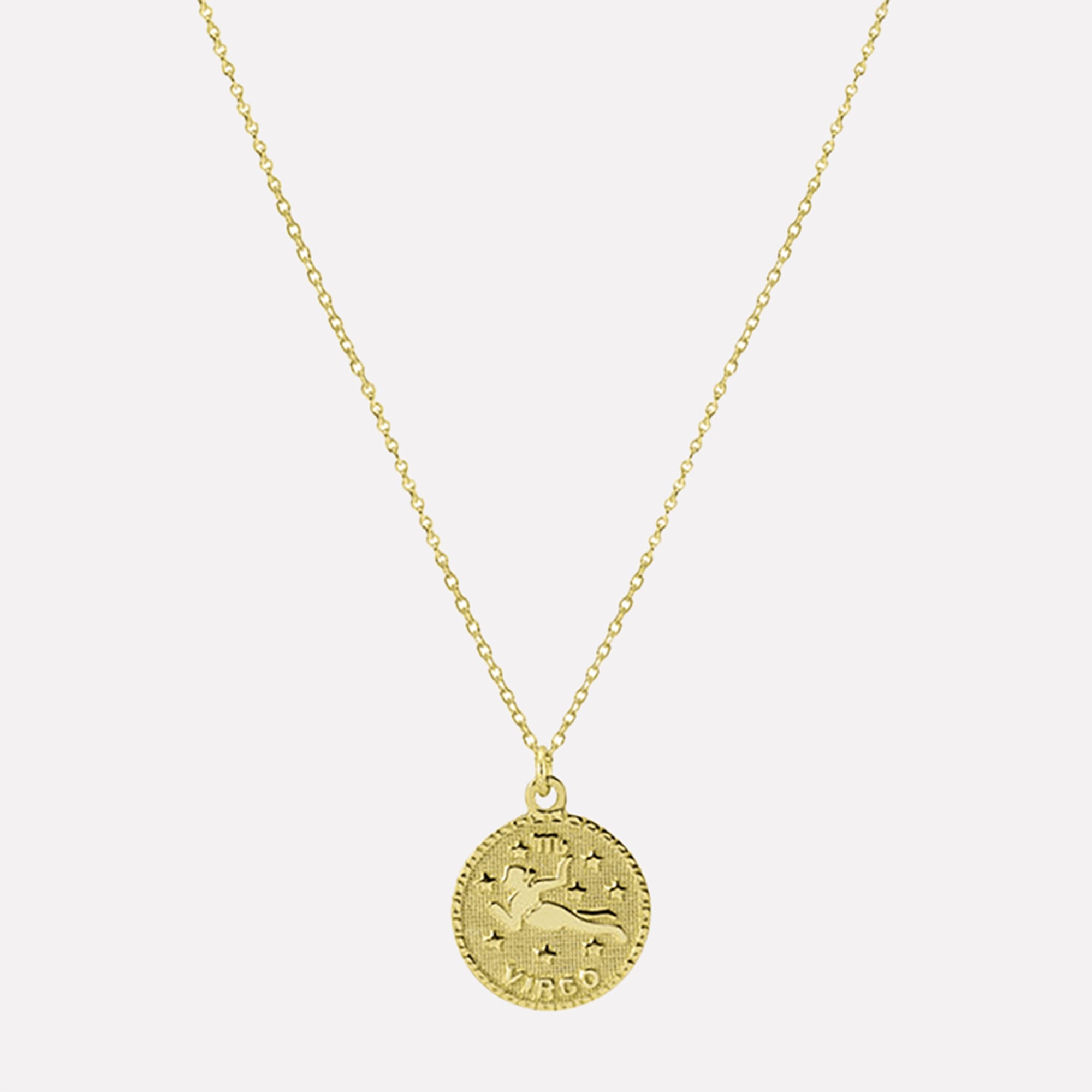 The Zodiac Medal Necklace | Sterling Silver