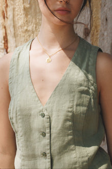 Violette Vest | Sage