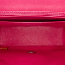 Chanel | Pre-Owned Mini Square Classic Lambskin Single Flap | Pink/Dark Pink