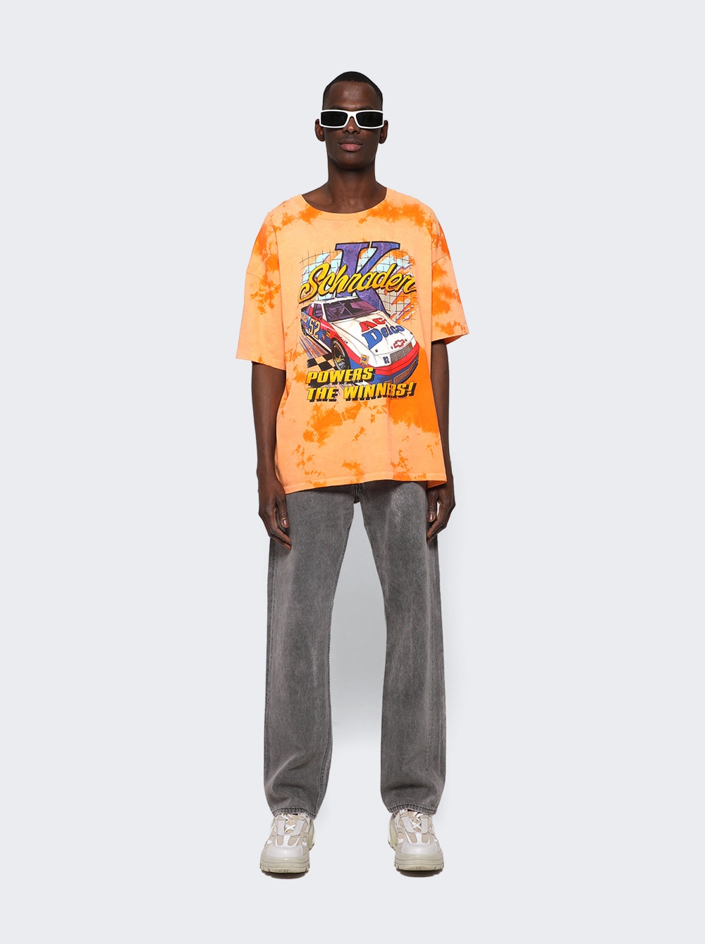 Men | NOTSONORMAL | Nascar Tie Dye T-shirt | Tangelo