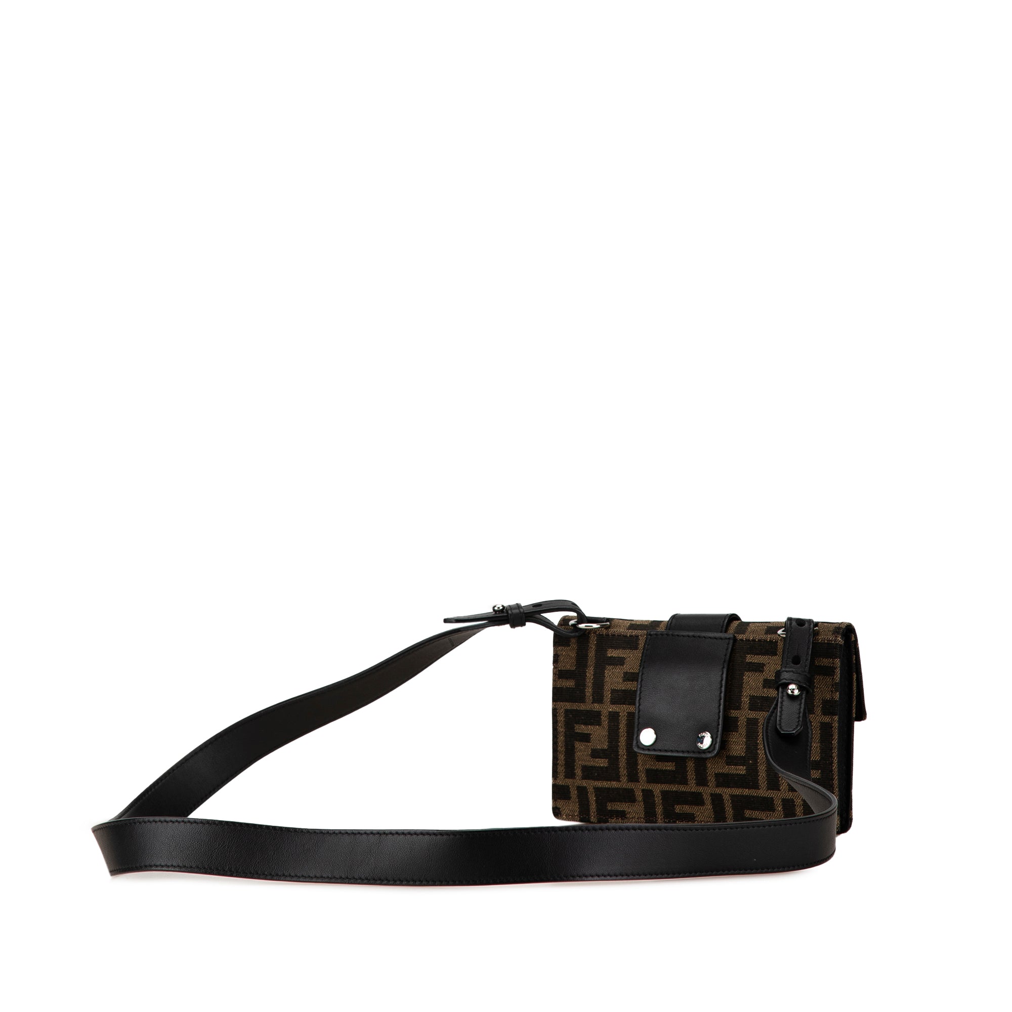 Fendi | Pre-Owned Zucca Canvas Convertible Belt Bag | Brown