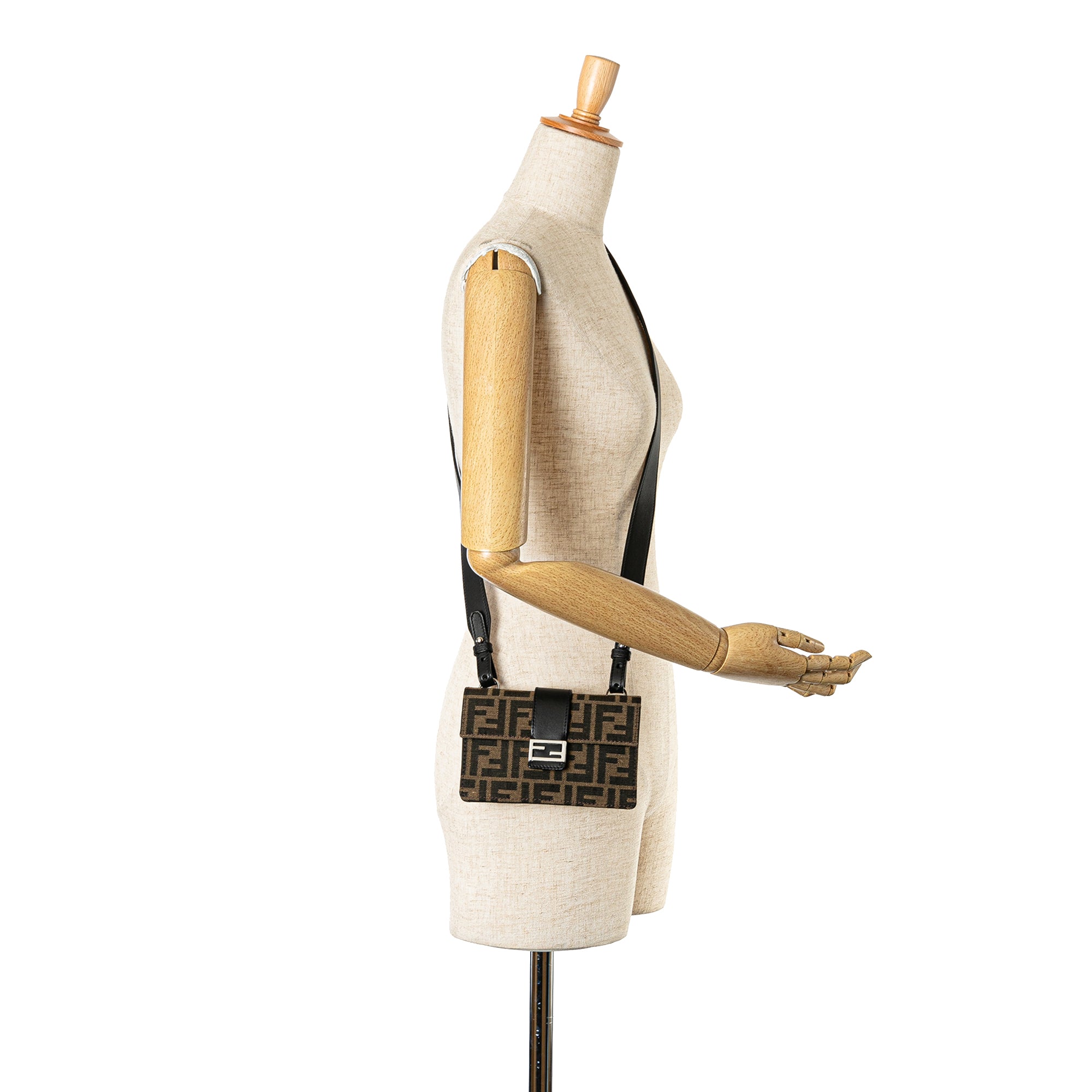 Fendi | Pre-Owned Zucca Canvas Convertible Belt Bag | Brown