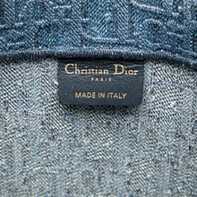 Dior | Pre-Owned Large Oblique Denim Book Tote | Blue
